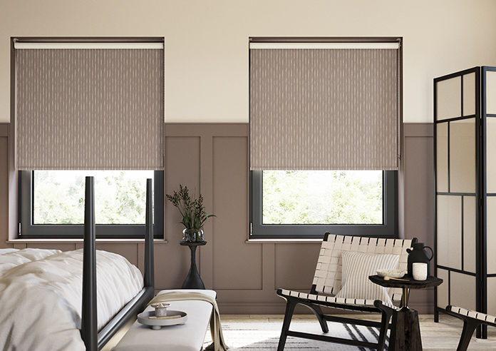 Luis Striped, Victorian Violet - Twist&Fit Roller Blind - Image 3